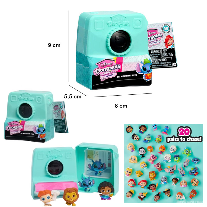 DISNEY Doorables Remember When Lil Moments Peek 9cm In espo da 12pz…x12
